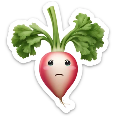 Radish sticker