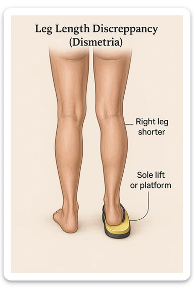 Dismetria versione anatomica sticker