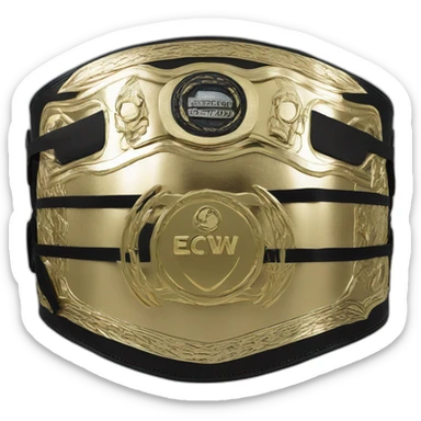 ECW Championship belt 2009] sticker