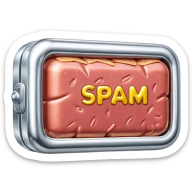 SPAM meat jeff koons style sculpture fine art landscape  sticker