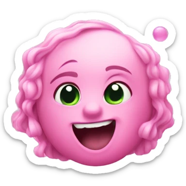 Pink Bubbles inspired by the musical Wicked sticker