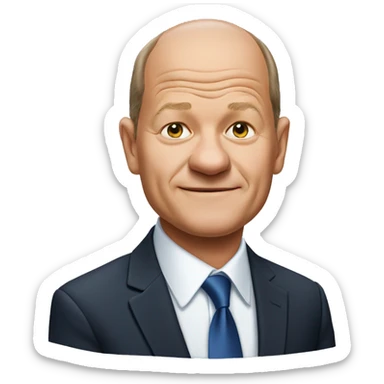 olaf scholz sticker