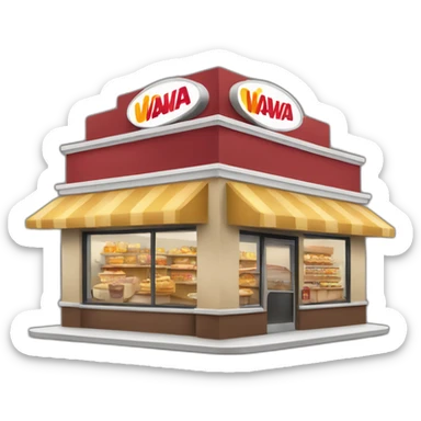 wawa deli store sticker