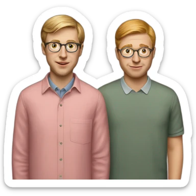 Joe Pera and Gene sticker