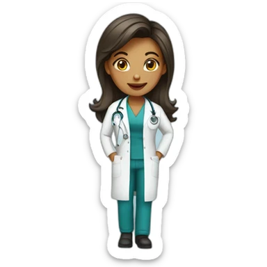 doctor woman gyatt sticker