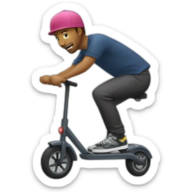 Trottinette freestyle  sticker