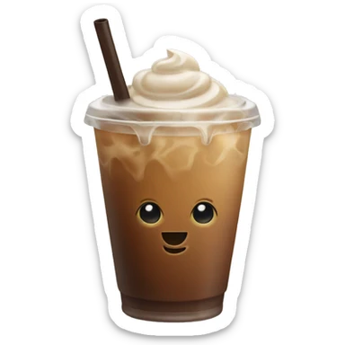 iced coffee sticker
