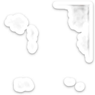 Pastel yellow orange green cyan gradient circle sticker