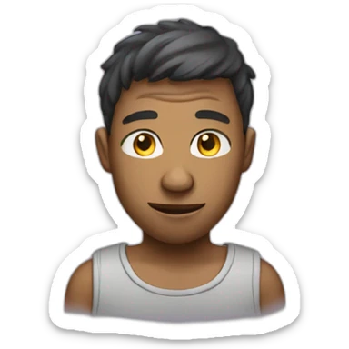 Baggy outfited man sticker