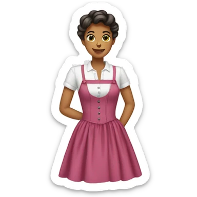 create a seamstress emoji sticker