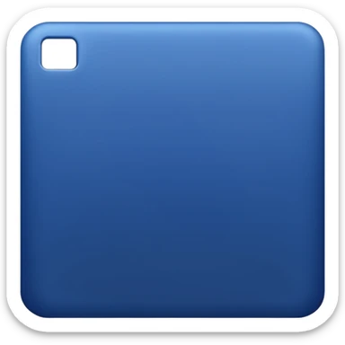 a dark blue file with blank name label on it sticker