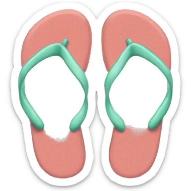 Flip-Flops sticker