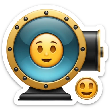 featuring achievements, films, and 100 views, in a style achievement sticker