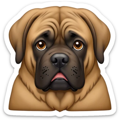 english mastiff  sticker