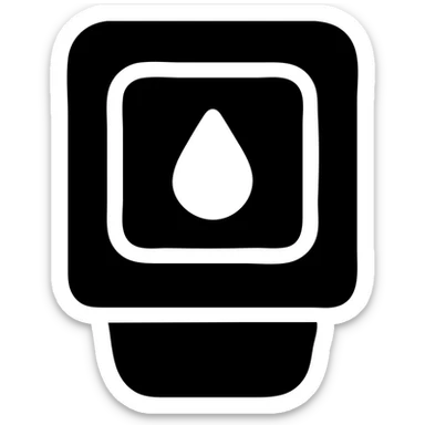 A sauce in a fast food packaging with a green background sticker