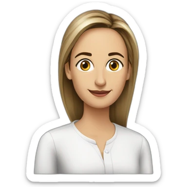 Sandrine Rousseau qui embrasse Éric Zemmour sticker