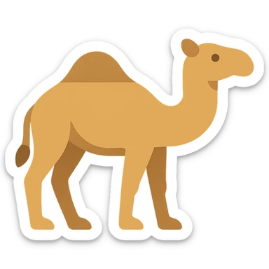 Camel sticker