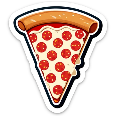 Pizza sticker