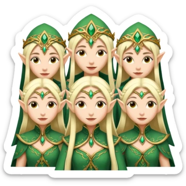 Unas duendes sticker