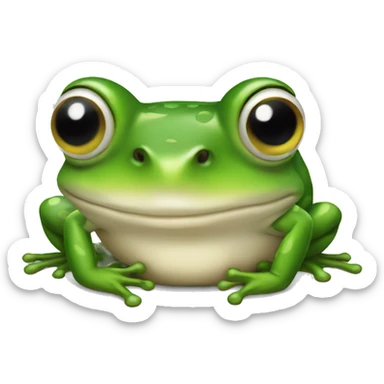 argentine frog sticker