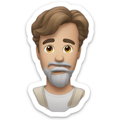 i want an emoji with the face of Joaquin sticker