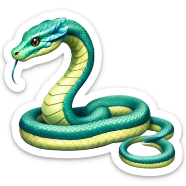 Seviper-Dragonair-Snake-hybrid, full body sticker