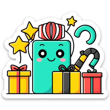 Happy new year sticker