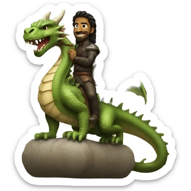 Me on dragon sticker