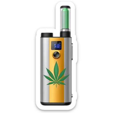 cannabis vaporizer sticker