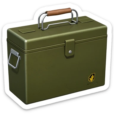 7.62 millimeter ammunition box sticker