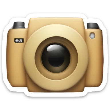 A camera app  sticker