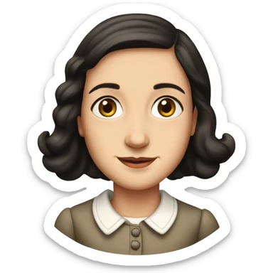 Anne Frank sticker