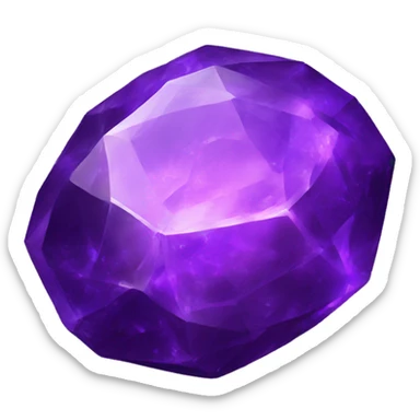 Charged Ultraviolet Amethyst  sticker