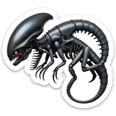 A xenomorph sticker