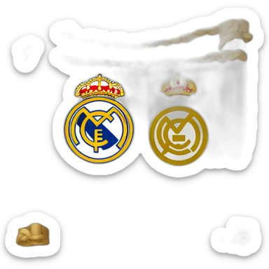 Réal Madrid logo sticker