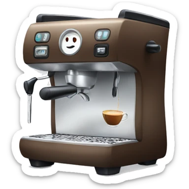 Espresso machine  sticker