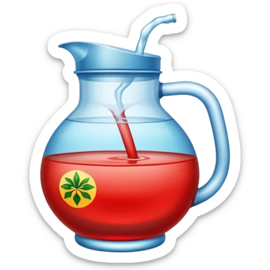 Jarra de agua sabor jamaica sticker