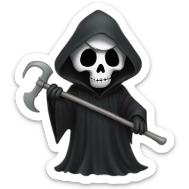 Grim reaper sticker