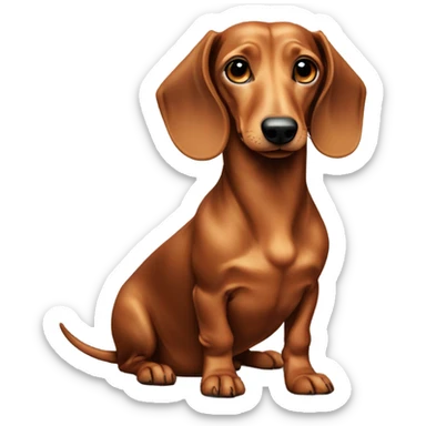 dachshund  sticker