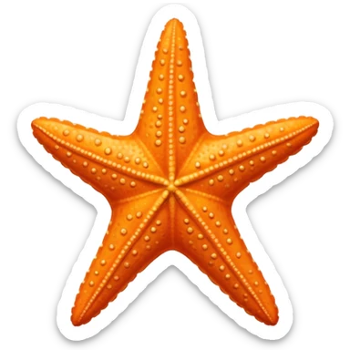 Estrella de mar normal sin rostro sticker