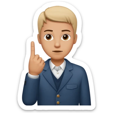 No I need it with only the middle finger down sticker