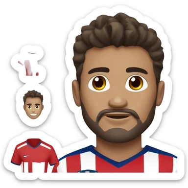 Jugadores futbol Atlético de madrid  sticker