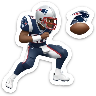 New England patriots sticker
