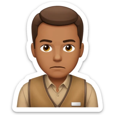 Dr. Alan Grant from Jurassic Park movie sticker