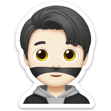 Hyunjin from straykids as a ferret sticker