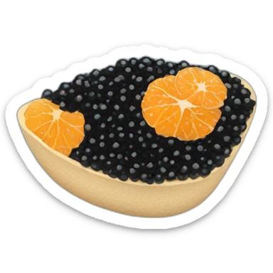 Black caviar sticker