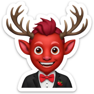 Alastor the radio demon sticker