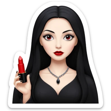 Morticia Addams
 sticker