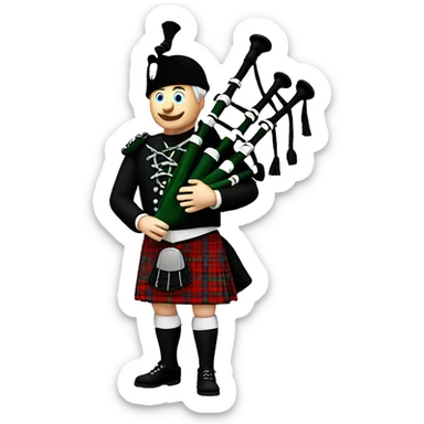 HM Great Highland Bagpipes sticker