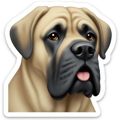 English mastiff sticker